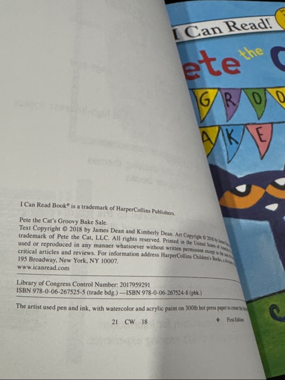 Pete the Cat's Groovy Bake Sale by James Dean - An I Can Read Children’s Book - Picture 4 of 7